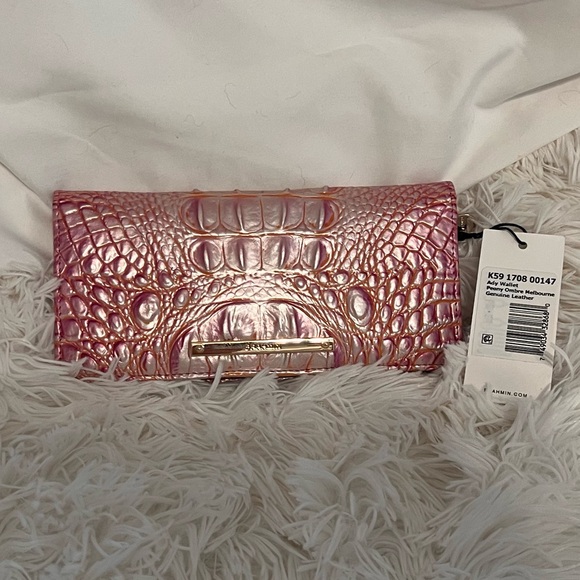 Brahmin Large Duxbury Satchel and brand Ady wallet in Peony Ombré - Picture 7 of 9